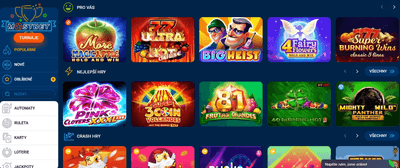 Online kasino Mostbet CZ